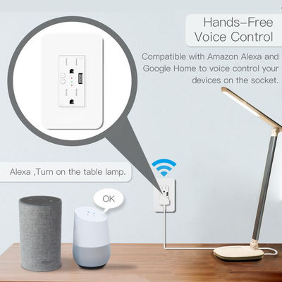 Wifi 전기 콘센트는 Alexa 및 Google Assistant와 함께 작동합니다.