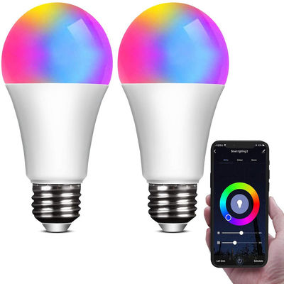 RGB 5w 7w 9w 12w 원격 E26 스마트 LED 전구 스마트 홈 오토메이션 Tuya 앱