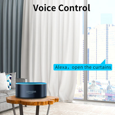 WiFi 제어 스마트 홈 커튼 오프너 Amazon Alexa Google Home으로 자동 커튼 트랙 작업